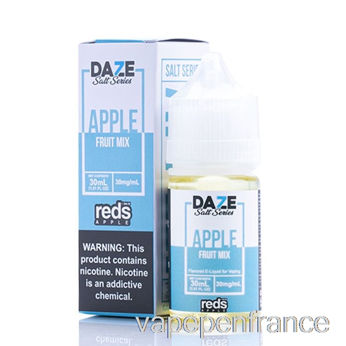 Mélange De Fruits - E-jus Pomme Rouge - 7 Sels Daze - Stylo Vape 30 Ml 50 Mg